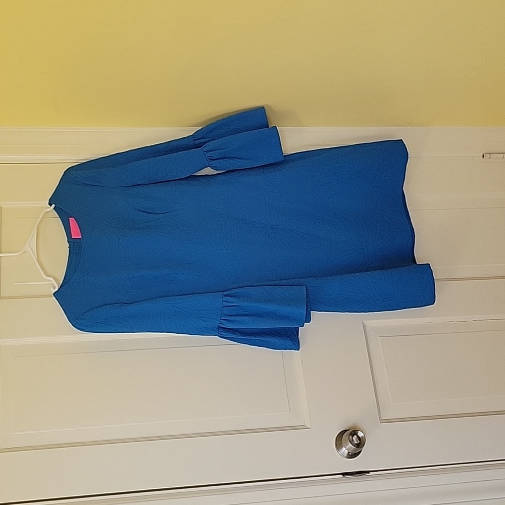 Lilly Pulitzer blue long sleeve dress